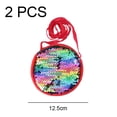 thumbnail image 2 of Bonita mochila de un solo hombro con lentejuelas y peluche para niña de dos piezas, 2 of 5