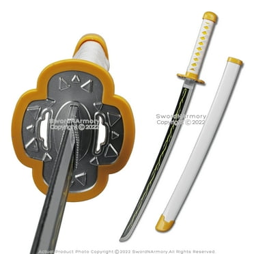 Zenitsu Agatsuma 30” Plastic Demon Katana Samurai Sword Cosplay