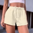 thumbnail image 2 of Women Cotton Soft Comfy Activewear Lounge Shorts with Drawstring and Pockets, 2 of 7