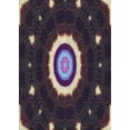 thumbnail image 1 of Ahgly Company Machine Washable Indoor Rectangle Transitional Midnight Gray Area Rugs, 4' x 6', 1 of 7
