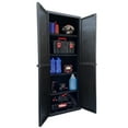 thumbnail image 3 of Hyper Tough 4-Shelf Plastic Garage Storage Utility Cabinet, Black, Model HT-4SHFF-CABT, 3 of 8