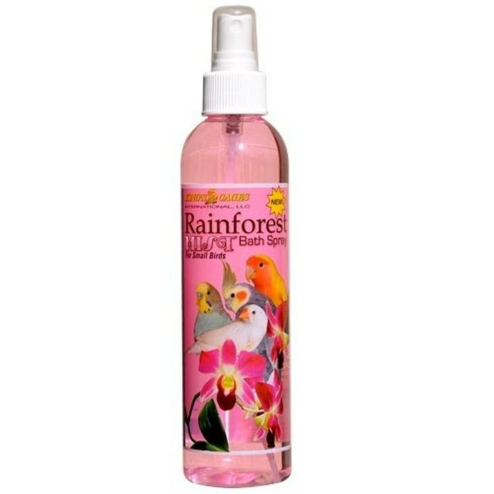 Rainforest Mist Bath Spray for Small Birds 8oz*