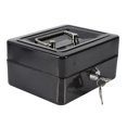 thumbnail image 2 of Garosa 1Pc Mini Portable Steel Petty Lockable Cash Money Coin Safe Security Box Household New, Safe Box, Home Safe Box, 2 of 5