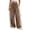 Brown, variant on Leopard Print Baggy Sweatpants for Women Fall Winter Elastic High Waist Y2k Casual Wide Leg Track Pants with Pockets