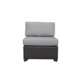 thumbnail image 2 of TKC Barbados Armless Patio Chair in Gray, 2 of 6
