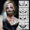 thumbnail image 1 of Amzcrzy Napperons d'Halloween Extraterrestres Classiques Noirs Réutilisables, Tapis de Table Lavable en Forme d'Aile, Napperons de Cuisine, Fournitures de Décoration de Table pour Réunions de Famille et Fêtes de Festivals, 1 of 9