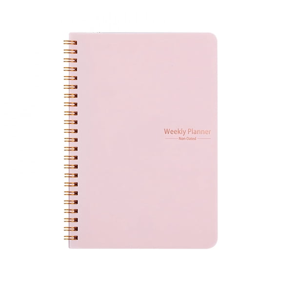 CCOCC Weekly Planner with Habit Tracker,Undated 52 Weeks To Do List Notebook,Pink 5.8"x8"