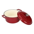 thumbnail image 1 of Hometrends Cast Iron 4.5L Dutch Oven with Lid, Hand Wash Only, 1 of 1