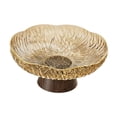 thumbnail image 2 of Frutero con pedestal, cesta de frutas portátil, soporte para aperitivos de moda, bandeja para frutas Ámbar, 2 of 9