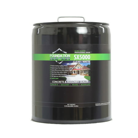 5 Gallon Armor SX5000 Silane Siloxane Penetrating Concrete Sealer and Masonry Water (Best Concrete Sealer For Oil)