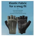 thumbnail image 2 of Short Cycling Gloves Men Women Half Finger Bike Gloves Anti-Slip Fingerless Sports Road Bicycle Gloves Green S, 2 of 5