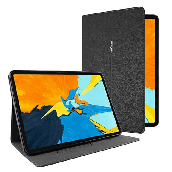 Mignova iPad Pro 11 inch Case , [Auto Sleep/Wake ] Smart Cover Premium PU Leather Folio Folding Magnetic Slim Case For Apple iPad Pro 11 inch 2018 Released(Black)