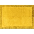 thumbnail image 1 of Ahgly Company Indoor Rectangle Solid Yellow Modern Area Rugs, 8' x 12', 1 of 4