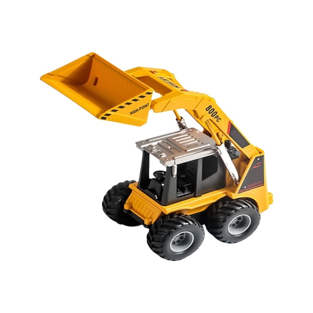 Summer Vehicle Harvester Excavator Toy Inertial Simulation Engineering Gift For Childrens Play Yellow Plastic 8.66X4.33X3.94 Inches Yellow