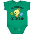 thumbnail image 3 of Inktastic Easter I'm Gonna Be a Big Brother with Green and Blue Eggs Boys Baby Bodysuit, 3 of 5