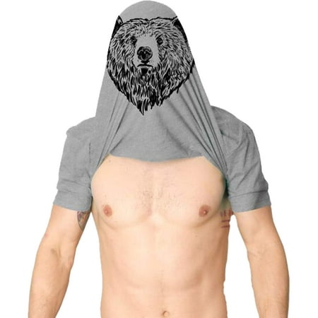 Crazy Dog T-shirts Bear Hug Flip T Shirt  Funny Flipover Tee - Turn into a Bear