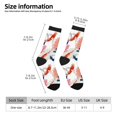 thumbnail image 2 of Fotbe Koi Fish And Corals Calcetas Largas con Estampado para Hombre y Mujer – Calcetas de Compresión Transpirables y Elásticas, Viajar y Uso Diario Talla 5-11, 2 of 6