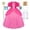 Dress & 5 Accessories, variant on Aximioll Little Girls Fairy Tale Princess Dress, Halloween Party Elegant Princess Dress up Clothes with Accessories, Toddler Princess Cosplay Outfits for Girls Age 2 - 12 Years, Pink/100