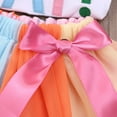 thumbnail image 7 of Okbabeha Toddler Girl Birthday Outfit Two Three Four Five Six Birthday Shirt+Tutu Tulle Skirt Dress Little Girl Birthday Clothes, 7 of 7