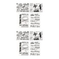 thumbnail image 1 of Maoww 4 Pieces/Set Portable Reusable Embossing Stencil DIY Template Handicraft Show as Picture 2Set, 1 of 6
