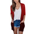 thumbnail image 1 of Long Sleeve Cardigan For Women Fall Open Front Cardigan With Pockets Casual Duster Lightweight Cardigan Sweater, 1 of 4