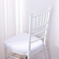 thumbnail image 2 of Efavormart 5 PCS | WHITE Chiavari Chair Cushion Chair Pad with Attachment Straps Party Event Decoration - 2" Thick, 2 of 10