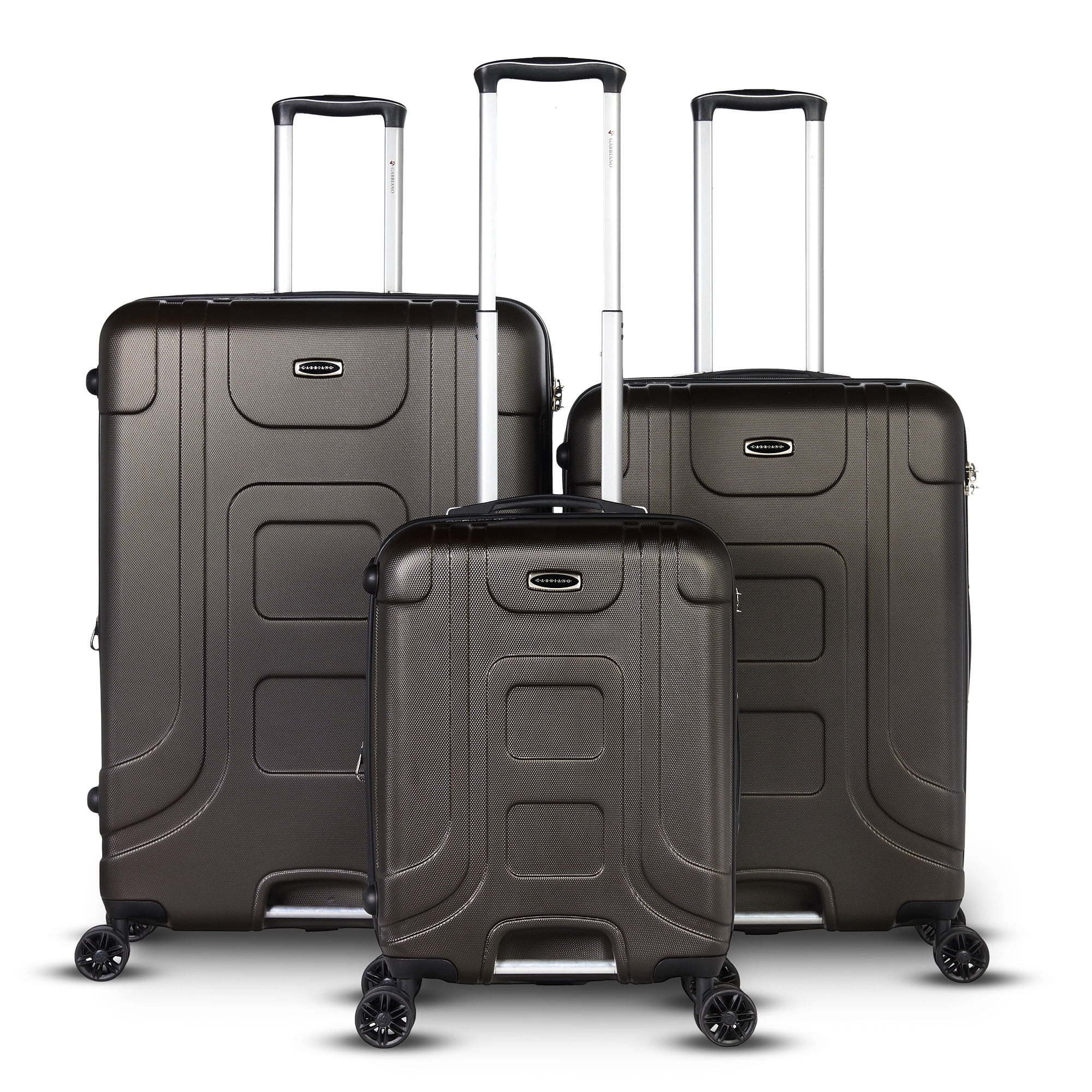 Gabbiano - Gabbiano Luca Collection 3 Piece Expandable Hardside Spinner Luggage Set - Walmart ...