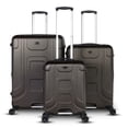 Gabbiano Luca Collection 3 Piece Expandable Hardside Spinner Luggage