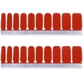 thumbnail image 1 of 1 hoja / 20 piezas de color sólido pegatina para decoración de uñas calcomanía de uñas encantadora decoración DIY accesorio de manicura para mujeres y niñas (color calabaza), 1 of 5