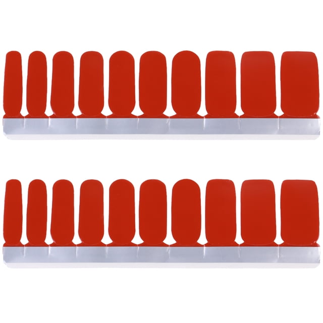 1 hoja / 20 piezas de color sólido pegatina para decoración de uñas calcomanía de uñas encantadora decoración DIY accesorio de manicura para mujeres y niñas (color calabaza)