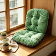 thumbnail image 6 of Honmine Soft Chair Cushion with Backrest Support for Office Home, Padded Seat and Back Combo Pad for All Day Sitting Ease, Dorm Use, Relaxation, 6 of 7