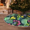 thumbnail image 5 of Sikiie Watercolor Cactuses Nativity Christmas Tree Skirt, Jesus Christian Winter Holiday Tree Mat Decoration(30-48IN)36", 5 of 6