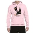 thumbnail image 2 of Wild Bobby, If It's Not a Doberman It's Just a Dog Gift | Mens Dog Lover Hooded Sweatshirt Graphic Hoodie, Light Pink, 2XL, 2 of 3
