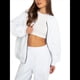 thumbnail image 1 of Conjunto de 2 Piezas para Mujer: Sudadera Informal de Larga con Cremallera y Pantalones Deportivos de Pierna M, 1 of 10