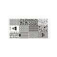 thumbnail image 1 of Placa de estampado BuyWeek de uñas rectangular de acero inoxidable, 1 of 3