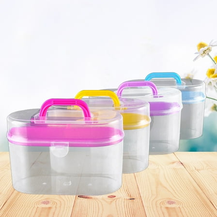 QIFULL Craft Storage Case Storage Container Random Color 1Set for Crafters