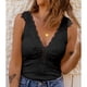 thumbnail image 3 of Camisetas sin mangas de encaje, blusas sin mangas con escote en V profundo para mujer, confiables y duraderas, 3 of 6