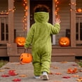 thumbnail image 5 of Big Mouth Monster Onesie Silly Monster Onesie Plush Onesie Pajamas Cozy Home Loungewear with 1 Comb, 5 Colors, 120-150, 5 of 5