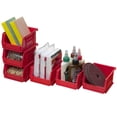 thumbnail image 4 of Contenedores de almacenamiento Akro-Mils 30210 Akrobins de plástico, 0,14 L, color rojo, paquete de 6, 4 of 8