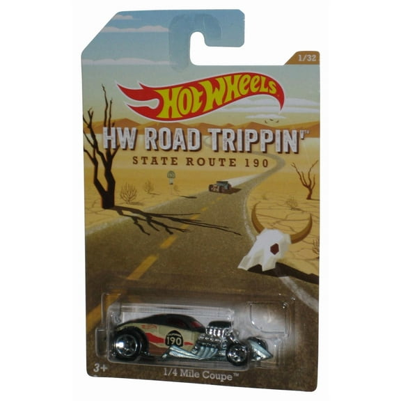 Hot Wheels HW Road Trippin' State Route 190 1/4 Mile Coupe Toy Car 1/32