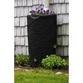 thumbnail image 4 of Good Ideas Impressions Palm 65 Gallon Rain Saver - Black, 4 of 6