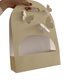 thumbnail image 1 of Zhuge Caja de flores para tartas de mano, cesta de flores de mano, caja de flores con lazo de papel, bolsa para arreglos florales, embalaje de flores, caja de regalo (beige), 1 of 5