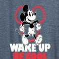 thumbnail image 3 of Disney - Mickey Mouse - Wake Up, Be Cool, Be Kind, Repeat - Women's Short Sleeve Graphic T-Shirt, 3 of 5