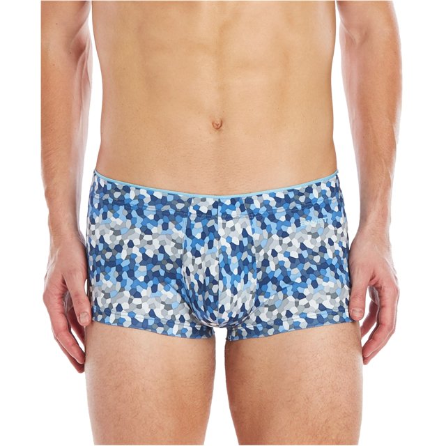 2(X)IST Calzoncillos tipo bóxer Micro Sliq para hombre, azul, pequeño 2(X)IST Calzoncillos boxer