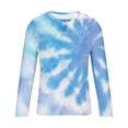thumbnail image 5 of biudgviw Long Sleeve Tie Dye T-Shirt for Men Breathable Casual Soft Crewneck Workout Fitness Tee Outdoor Fashion Oversized Tops S-4XL, 5 of 5