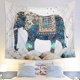 thumbnail image 3 of Mandala tapiz de pared indio boho psicodélico elefante hippie tapiz colgante de pared Afortunado Sencillez, 3 of 5