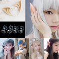 thumbnail image 1 of Elf Ears Vampire Teeth Fangs Cat Ear Headband Soft Angel Cosplay Masquerade Props Costume Party Decor Kids Adult Toys heqiyong LED, 1 of 2
