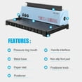 thumbnail image 3 of Phenofice 1 Set Coil Binding Machine Black Iron for Adults Document Binding Tasks, 3 of 8