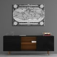 thumbnail image 4 of Epic Art 'Antique World Map' by  Vision Studio, Acrylic Glass Wall Art, 36"x24", 4 of 8