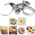 thumbnail image 2 of 12 Piece Mini Round Cookie Cutter Set Stainless Steel Circle Cookie Cutters Ring Scone Cutter For Pastry Donut Baking DIY Cake, 2 of 5
